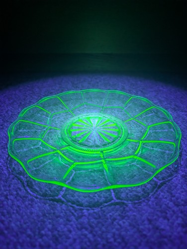 Uranium depression glass - uranium,