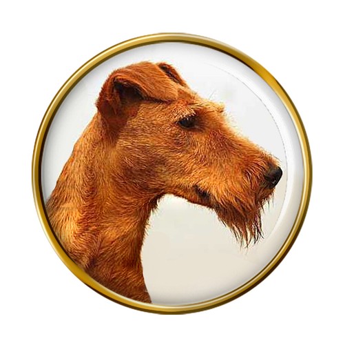 Irish terrier dog lapel - terrier,