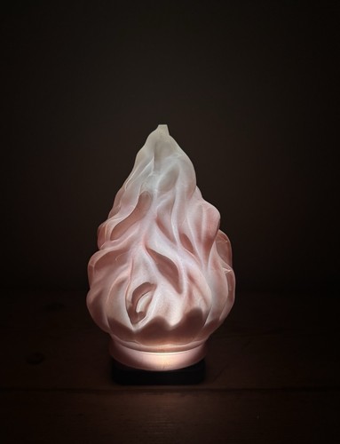 Art deco flame frosted - deco, glass