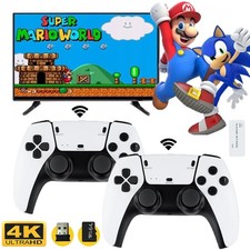 Wireless Retro Game Console 20,000 Games Classic Emulator +Dual 2.4G Controllers