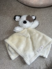 Blankets And Beyond Brown Dog Comforter Soother Plush Soft Toy Blankie Dou Patch