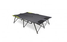 Zempire Double Camp Bed   Grey, comfy sleeping for 2 adults.