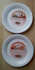 VINTAGE RECIPE PLATES X 2 -