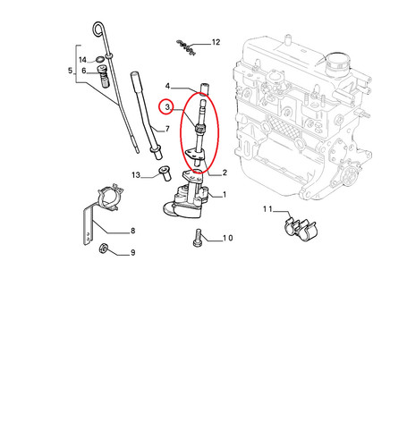 Oil pump tree fiat - pump,