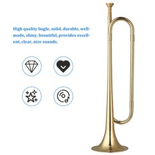 Brass C Bugle Call Gold-Plated