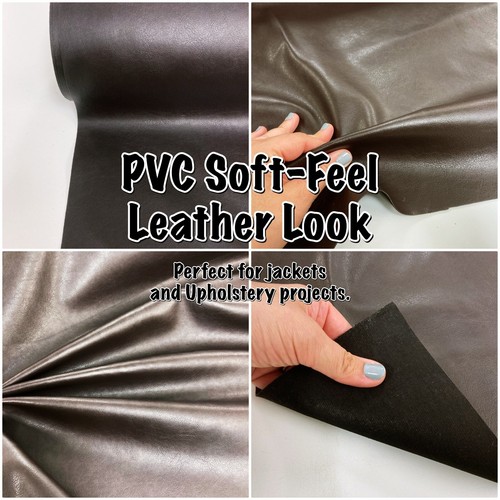 Pvc leather look fabric - leather,