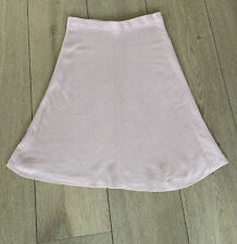C Valentyne, Italy - Pale Pink Midi Ribbed Stretchy Skirt - Small