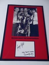 Manchester United FC 1968 European Cup Matt Busby & George Best Signed Reprint