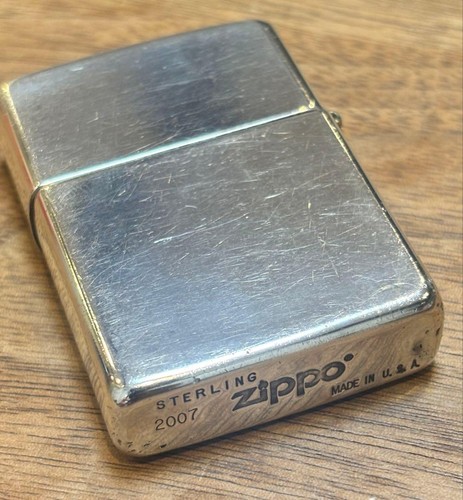 Zippo sterling silver 2007 - zippo,