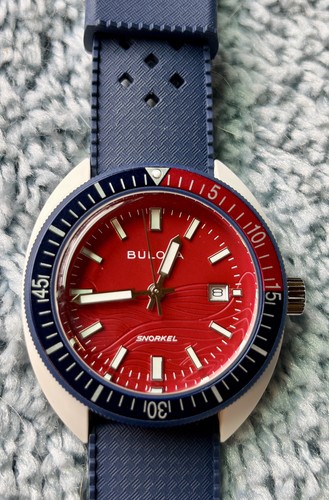 New bulova snorkel quartz - new,