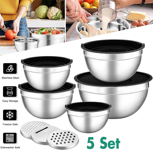 Metal mixing bowl stainless - metal,