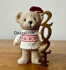 HARRODS 2024 CHRISTMAS RESIN NOAH STANDING BEAR  TREE DECORATION. BRAND NEW