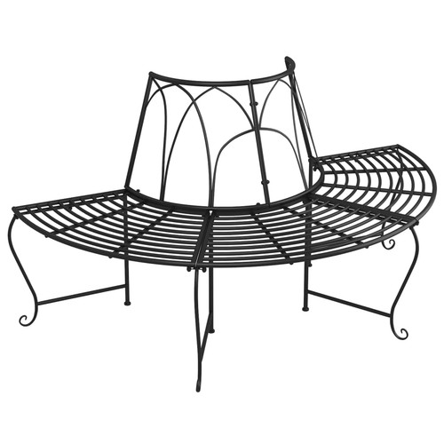 Half round tree bench ø159 - half,