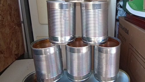 Non ring pull empty - pull, tin
