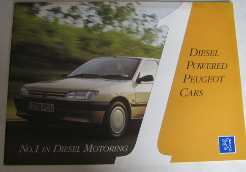1993 peugeot diesel - peugeot, brochure