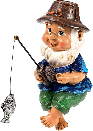 Small fishing gnome garden - fishing,