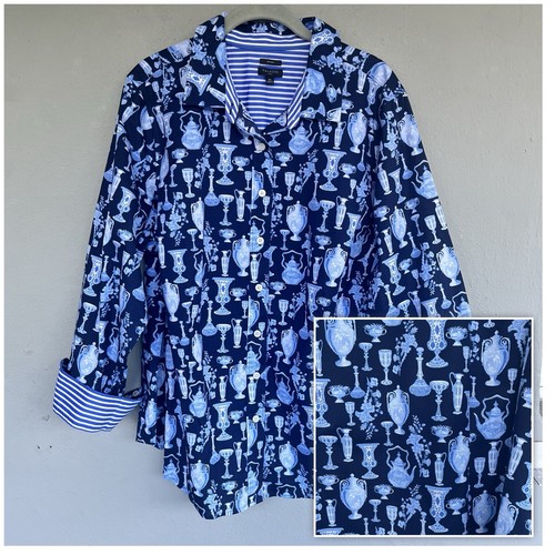 Talbots button blouse women - button,