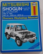 Haynes Mitsubishi Shogun