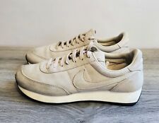 Vintage 1999 Nike LDV Beige Suede Leather Trainers Sneakers UK 7 EUR 41