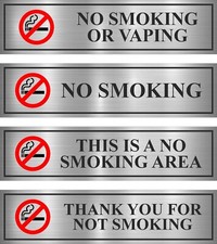 Smoking no vaping silver - smoking,