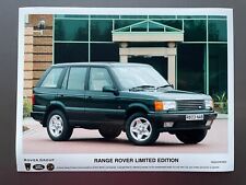 Original RANGE ROVER Limited Edition Press Photo. P38