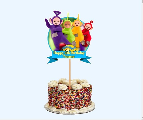 Personalised teletubbies cake - teletubbies,
