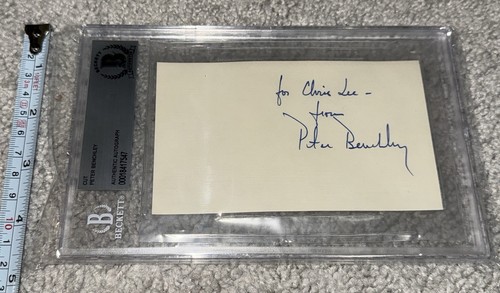 Peter benchley hand - hand, signed