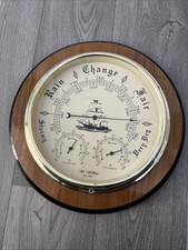 Vintage Weather Station Clock