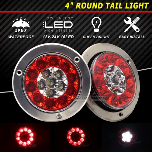 Round led tail light - round,