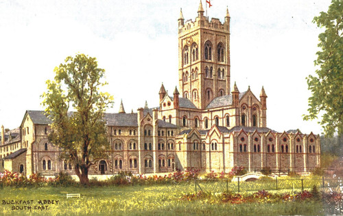 Buckfast abbey south east - south,