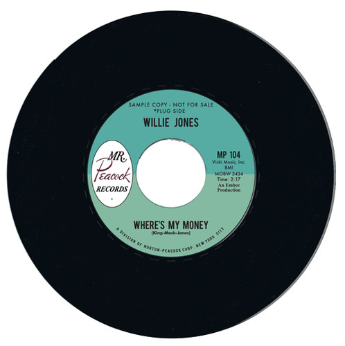 Willie jones where money - willie, my