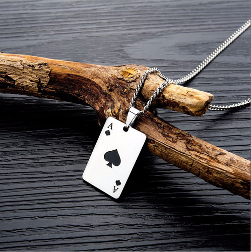 Black spade red heart ace - black,