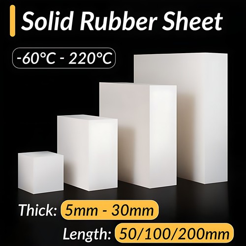 Solid rubber sheeting - rubber, various