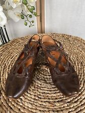 Think! brown distressed