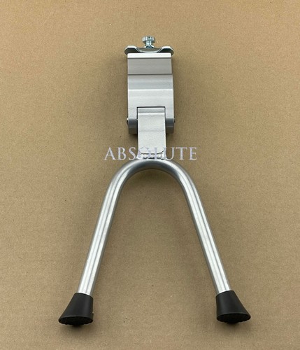 Silver bicycle drop stand - bicycle,