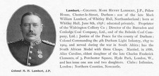 Colonel Mark Henry Lambert of