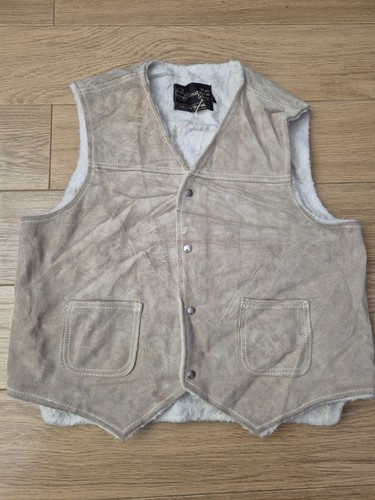 Vintage shearling suede - vintage,