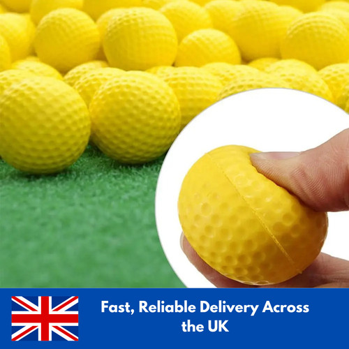 10pcs yellow foam golf - 10pcs, pu