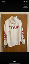 Tyson Firy merchandise hoodie white and red mens size xxl