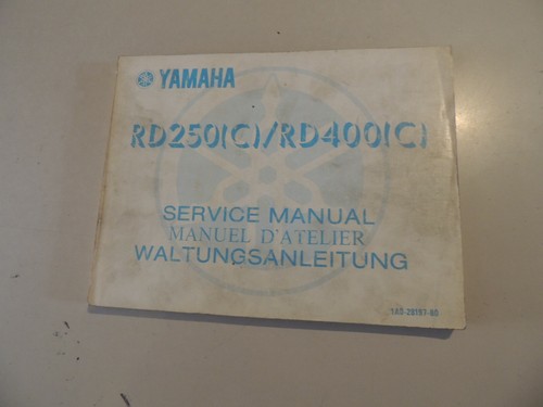 Workshop manual yamaha rd - ,,