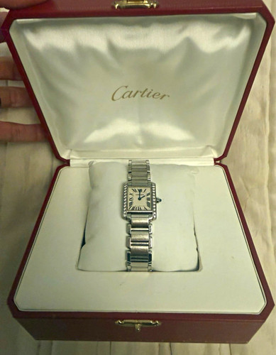 Cartier tank française 2384 - cartier,