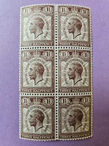 1929 d postal - 1½d,