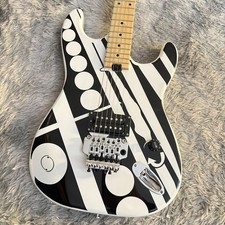 Custom Black White Striped