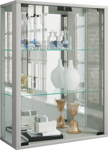 Wall display cabinet - , glass