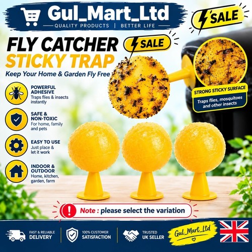 Pack indoor fly sticky traps - 3,