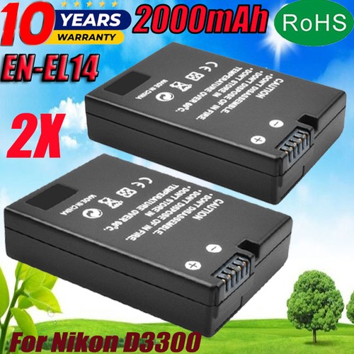 2x2000mah battery for nikon - 2x2000mah,