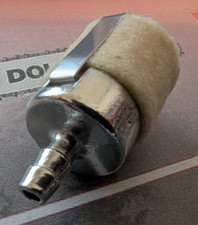 Chainsaw Fuel Filter Metal Bodied. Barbed 5.5mm Nipple Fully Serviceable. UK
