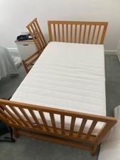 child's extendable single bed with mattress