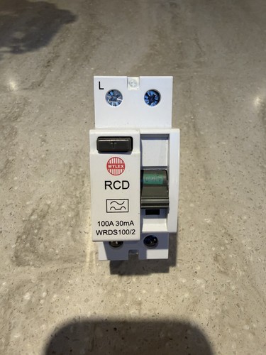 Wylex 100a 30ma - type, rcd