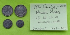1881 1d 2d 3d 4d Four Pence